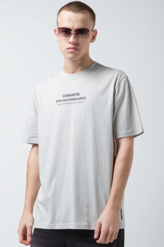Short Sleeve T-Shirt Light Grey sold by Ackermas