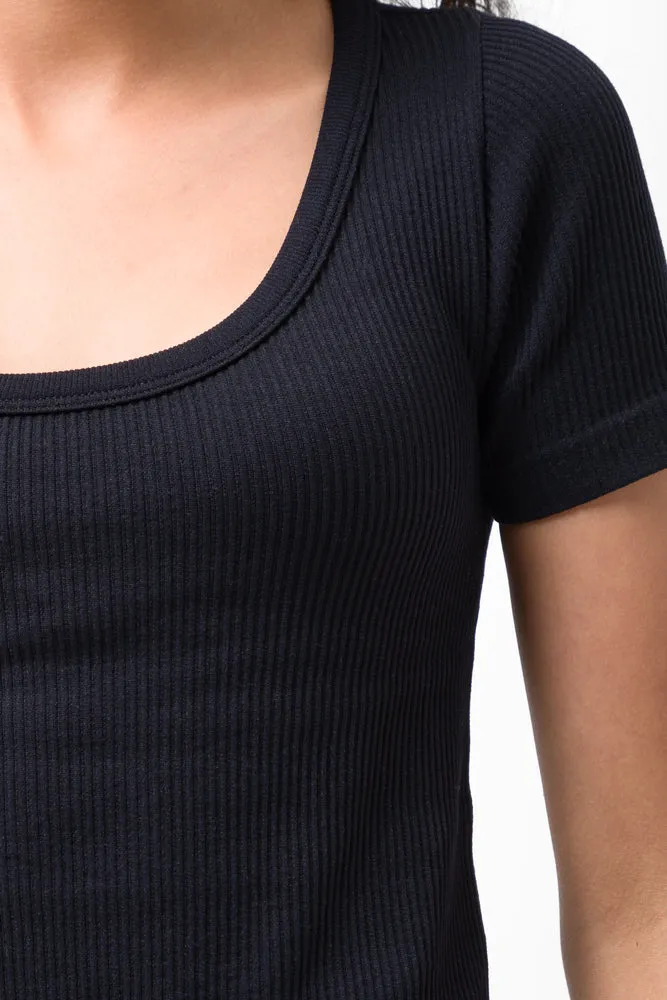 Seamless T-Shirt Black sold by Ackermas product image thumbnail 4