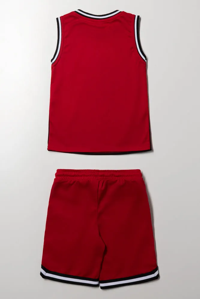2 Piece Basketball Set Red sold by Ackermas product image thumbnail 4