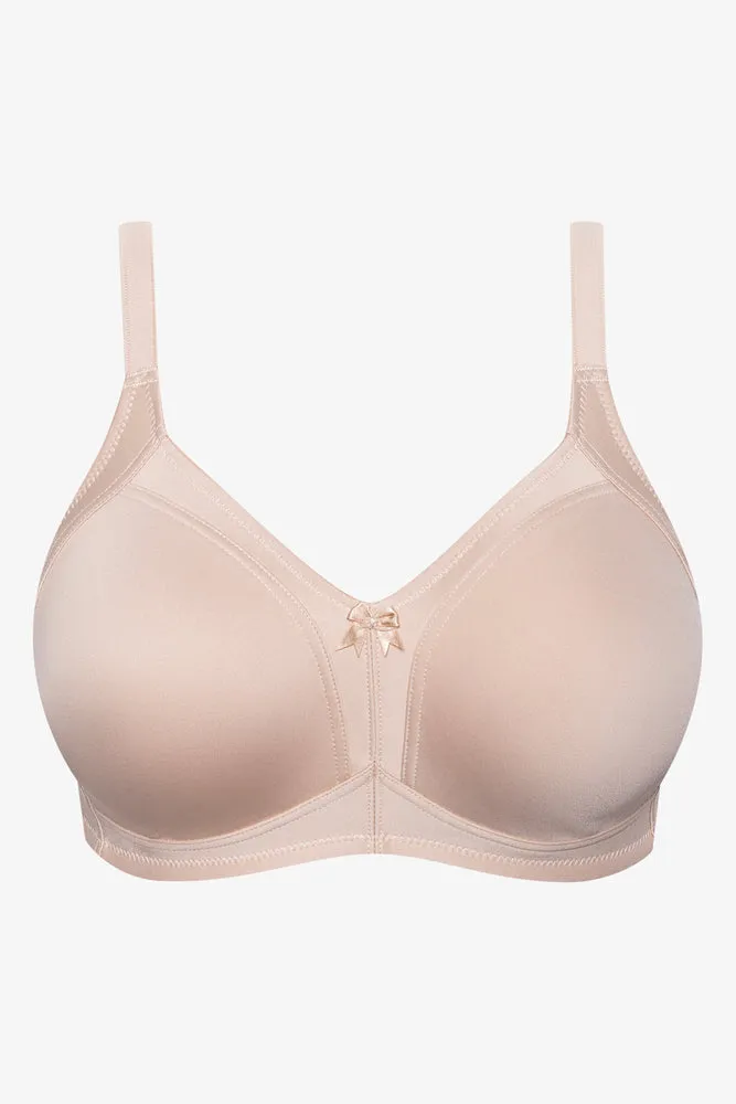 2 Pack Smooth Non Padded Wirefree Bra Navy And Natural sold by Ackermas product image thumbnail 2