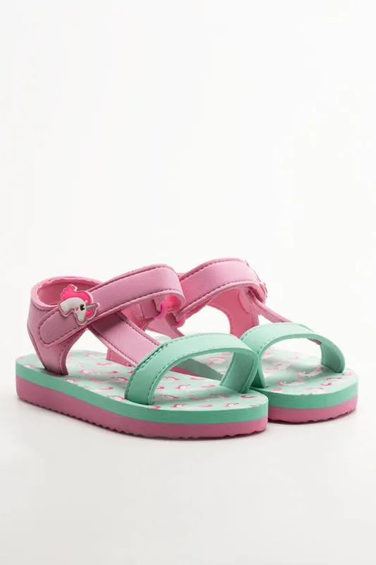 Unicorn Sandals Blue And Pink sold by Ackermas