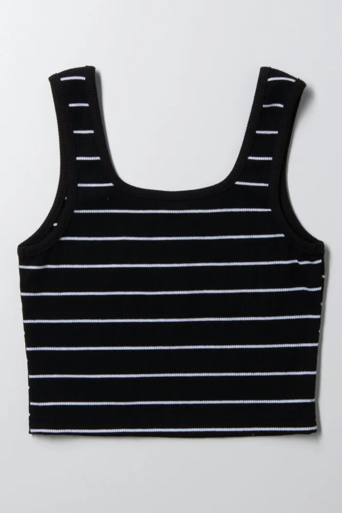 Stripe Tank Vest Black sold by Ackermas product image thumbnail 3