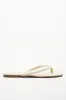 Thong Mule Sandal Natural sold by Ackermas