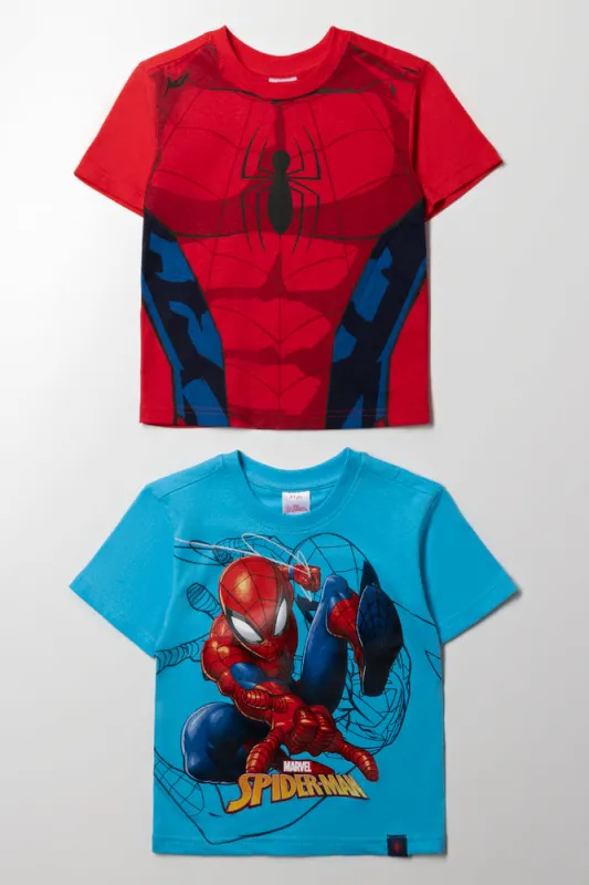 Spider-Man 2 Pack T-Shirts Blue And Red sold by Ackermas
