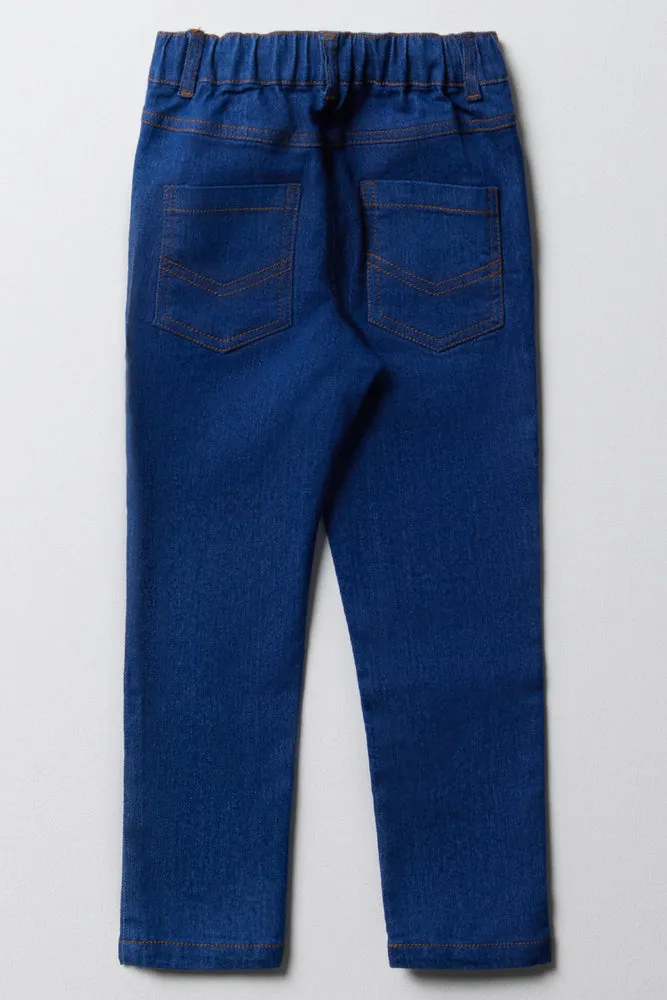 Skinny Denim Jeans Blue sold by Ackermas product image thumbnail 5
