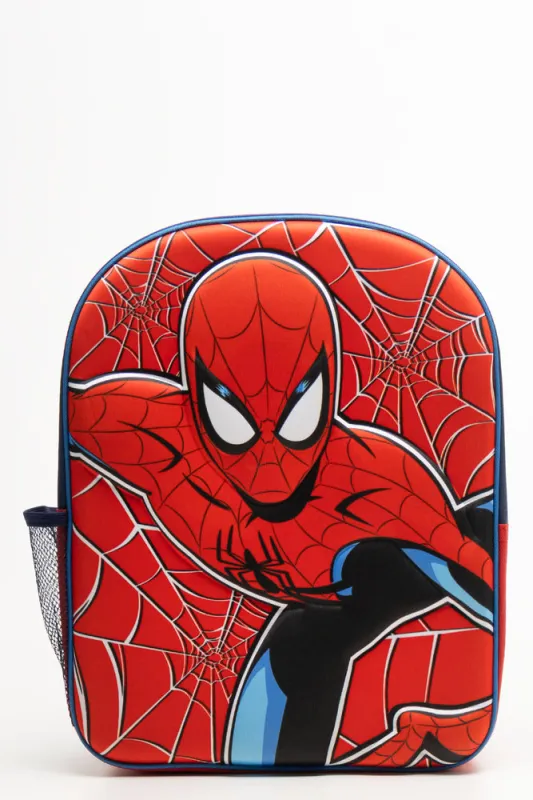 Spider-Man Debossed Back Pack Red sold by Ackermas