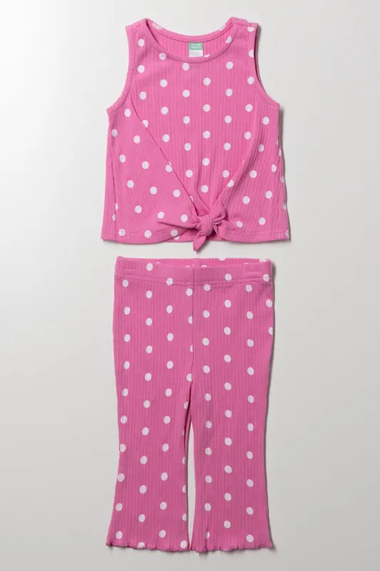 Flare Pants Set Pink sold by Ackermas