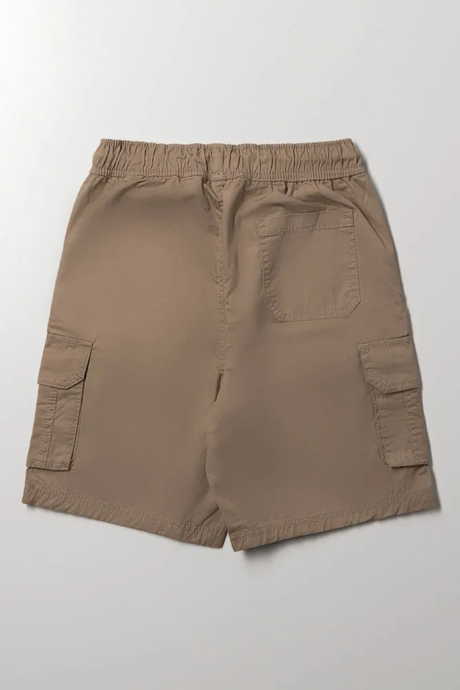 Cargo Shorts Natural sold by Ackermas product image thumbnail 3
