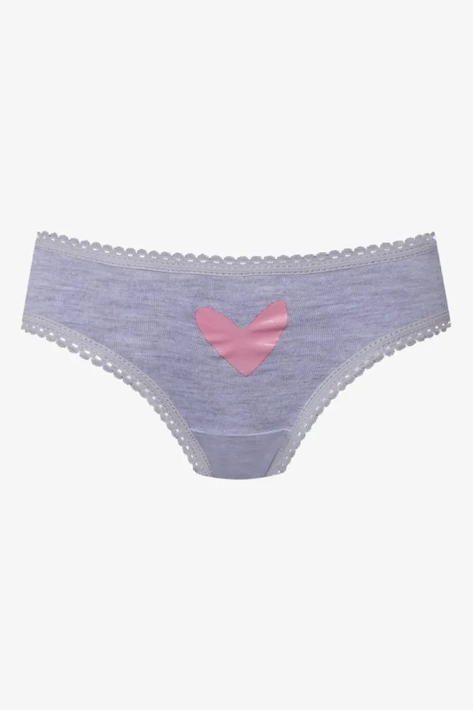 3 Pack Bikini Panties Pink And Grey sold by Ackermas product image thumbnail 2