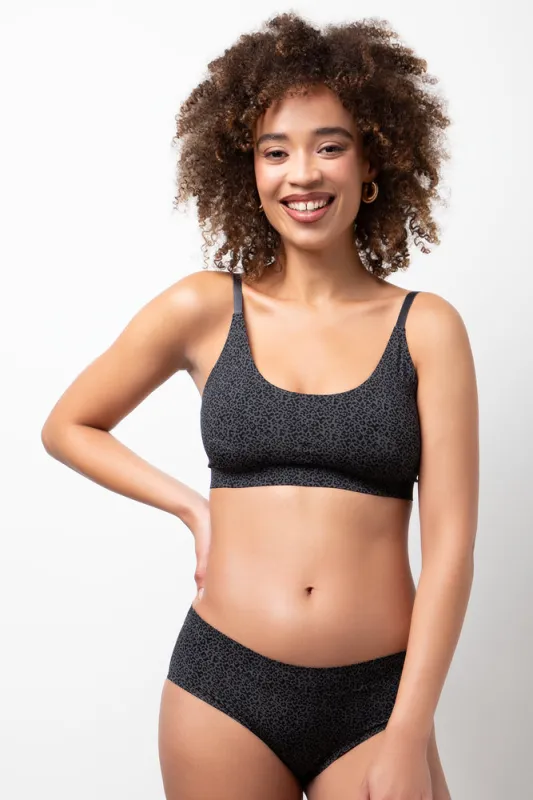 Animal Bonded Bralette Black sold by Ackermas