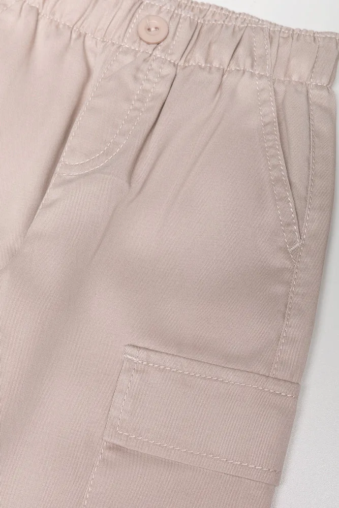 Cargo Joggers Natural sold by Ackermas product image thumbnail 2