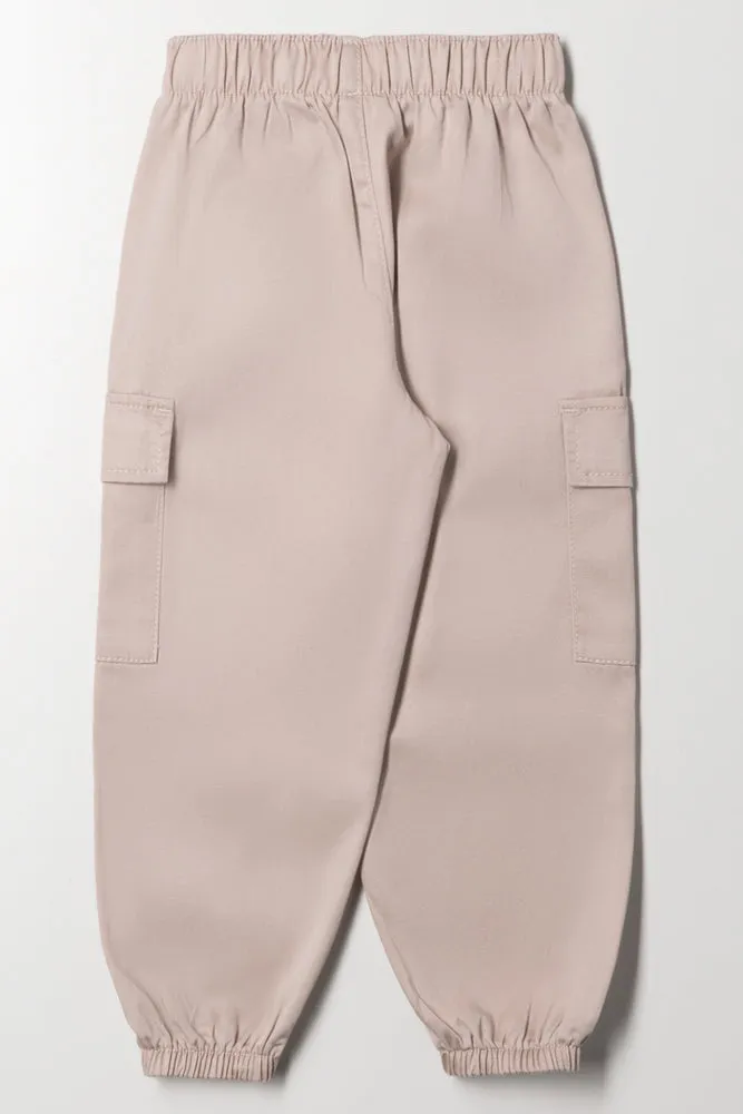 Cargo Joggers Natural sold by Ackermas product image thumbnail 3