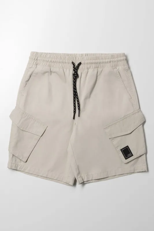Cargo Shorts Natural sold by Ackermas