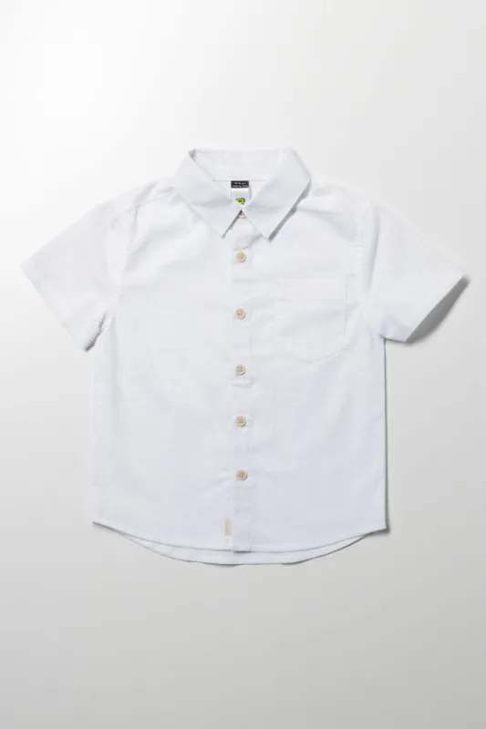 Short Sleeve Shirt White sold by Ackermas