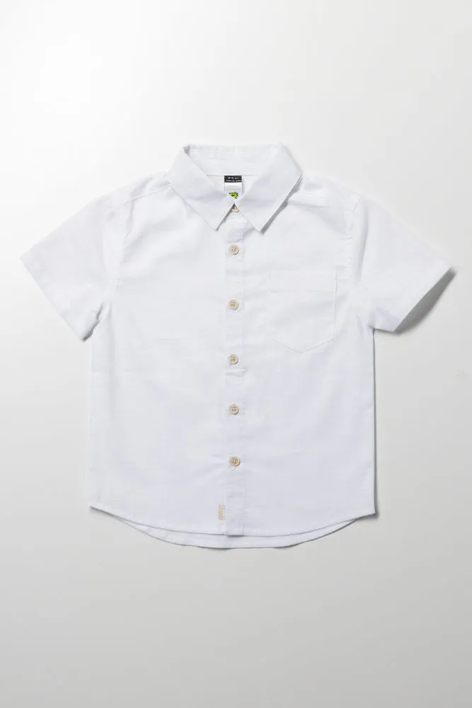 Short Sleeve Shirt White sold by Ackermas