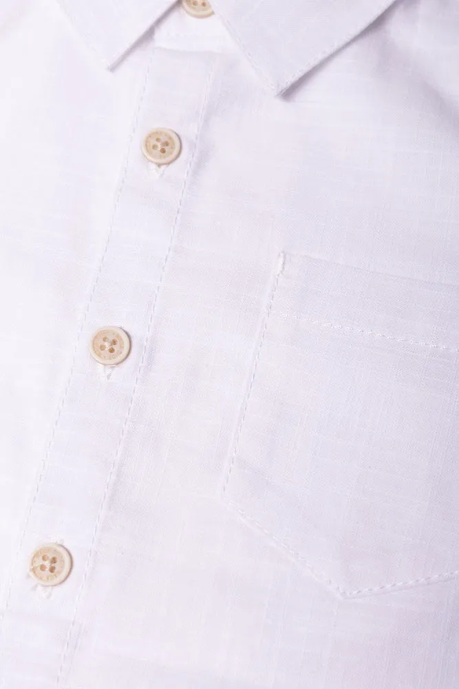 Short Sleeve Shirt White sold by Ackermas product image thumbnail 2