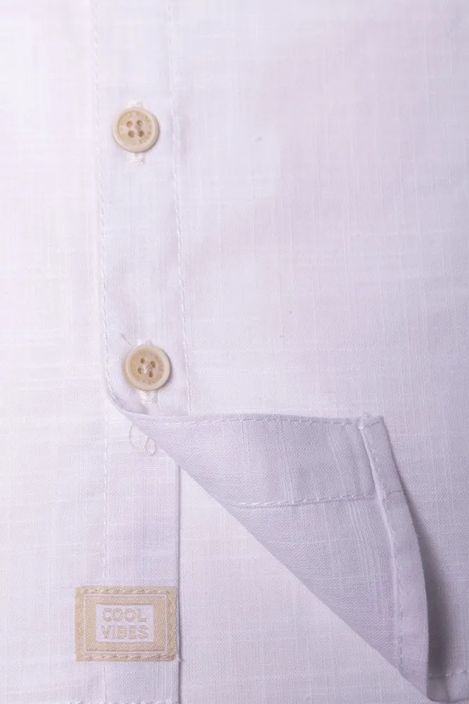 Short Sleeve Shirt White sold by Ackermas product image thumbnail 3