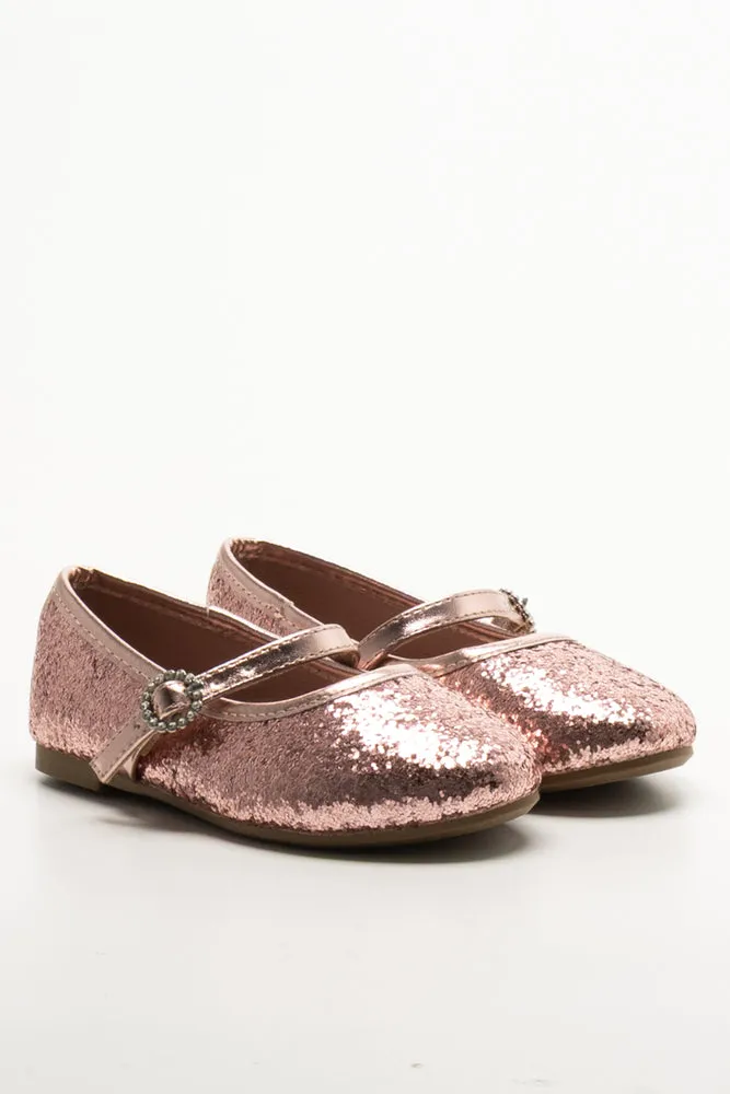 Sparkle Mary-Jane Pumps Pink sold by Ackermas