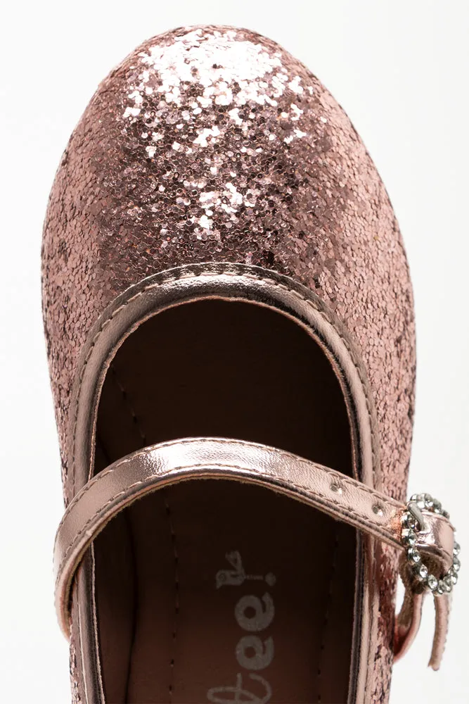 Sparkle Mary-Jane Pumps Pink sold by Ackermas product image thumbnail 5