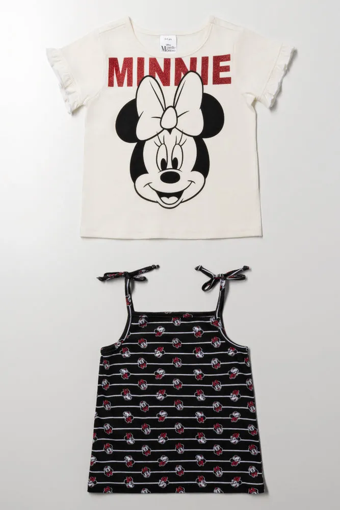 Minnie Mouse 2 Pack T-Shirts Black sold by Ackermas