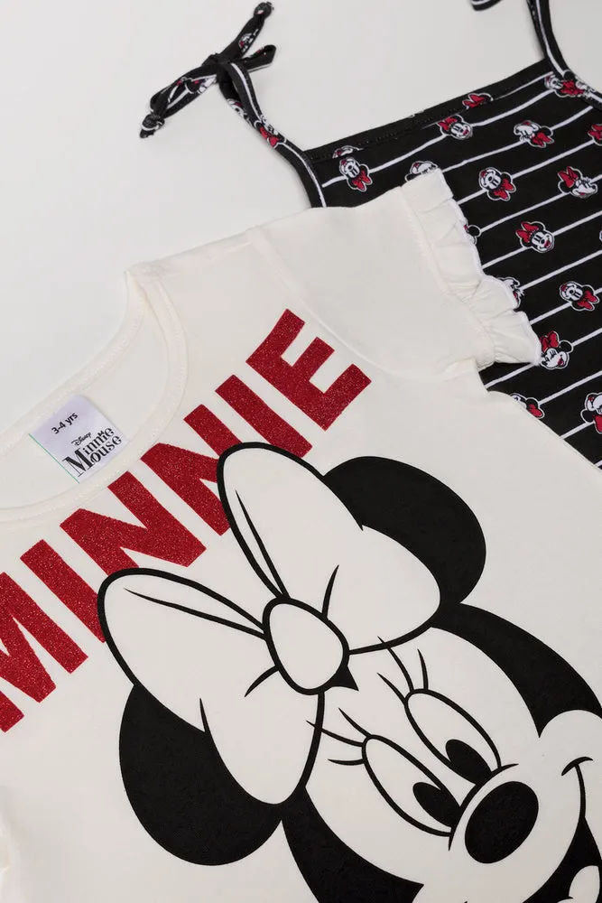 Minnie Mouse 2 Pack T-Shirts Black sold by Ackermas product image thumbnail 2