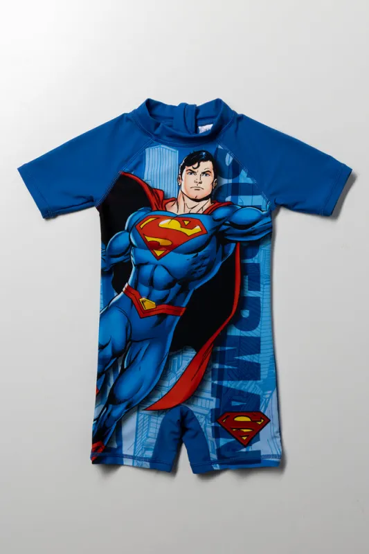 Superman Swimsuit Blue sold by Ackermas