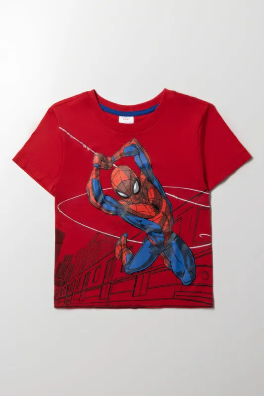 Spider-Man T-Shirt Red sold by Ackermas