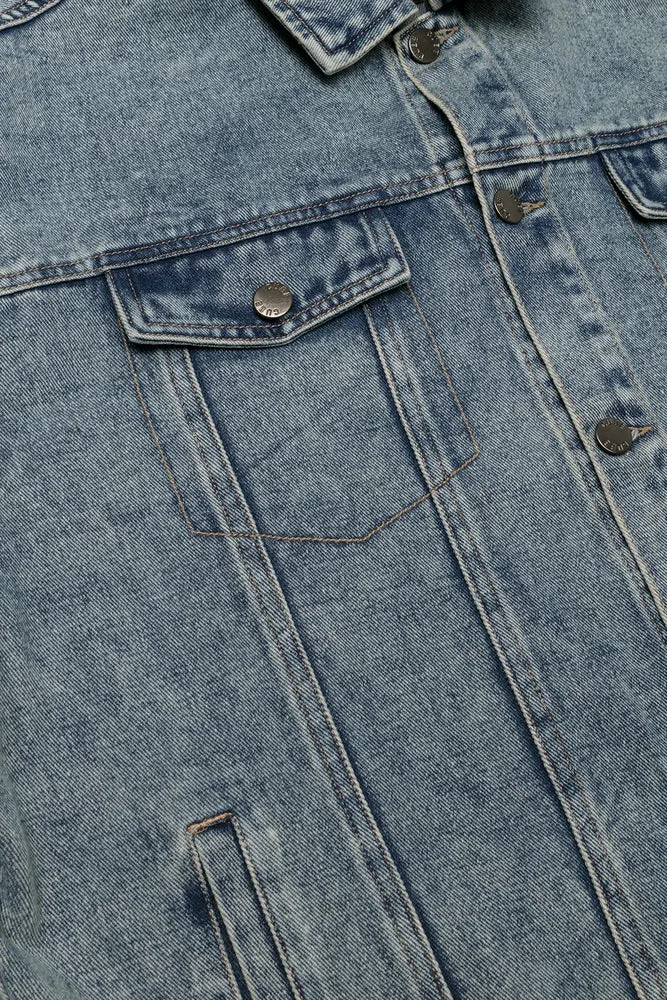 Boxy Denim Jacket Light Blue sold by Ackermas product image thumbnail 2