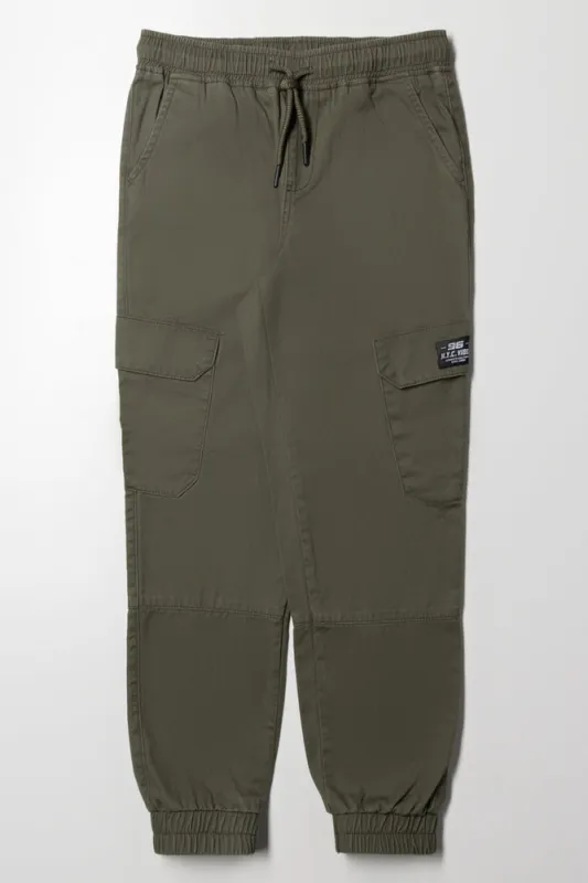Cargo Jogger Pants Green sold by Ackermas