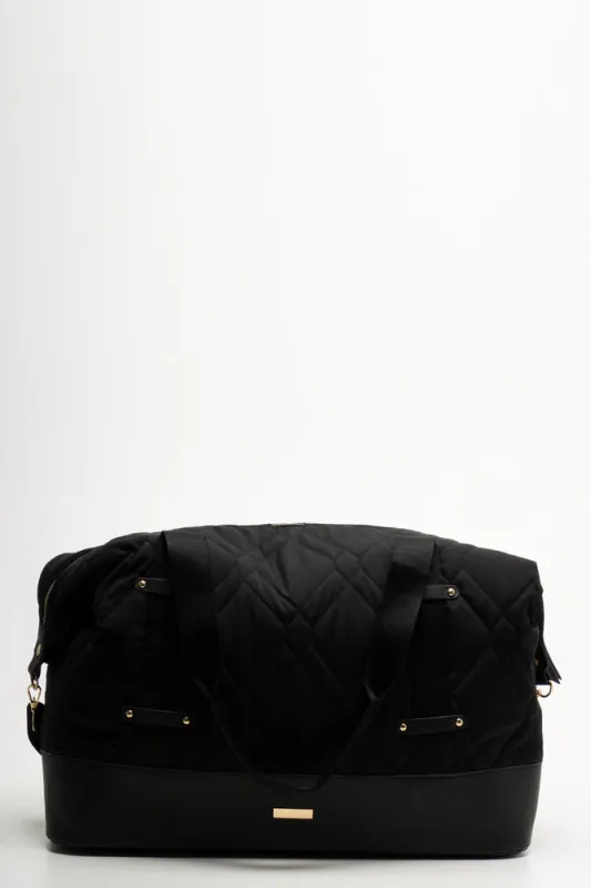 Puffer Travel Bag Black sold by Ackermas