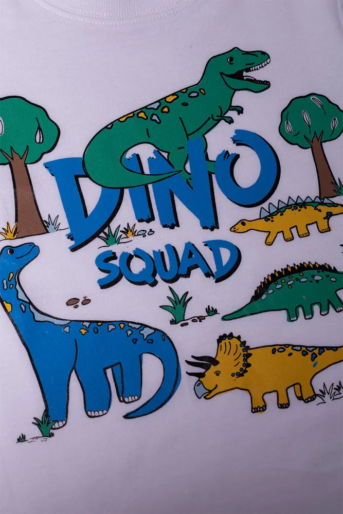 Spur Dino Short Sleeve T-Shirt White sold by Ackermas product image thumbnail 2