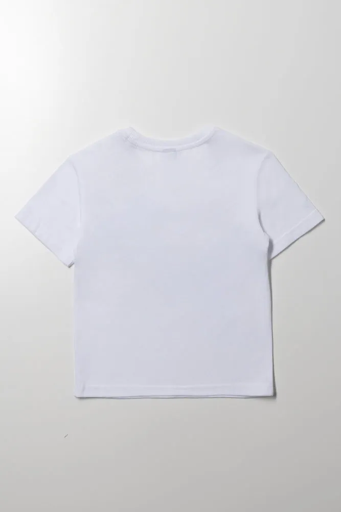 Spur Dino Short Sleeve T-Shirt White sold by Ackermas product image thumbnail 3