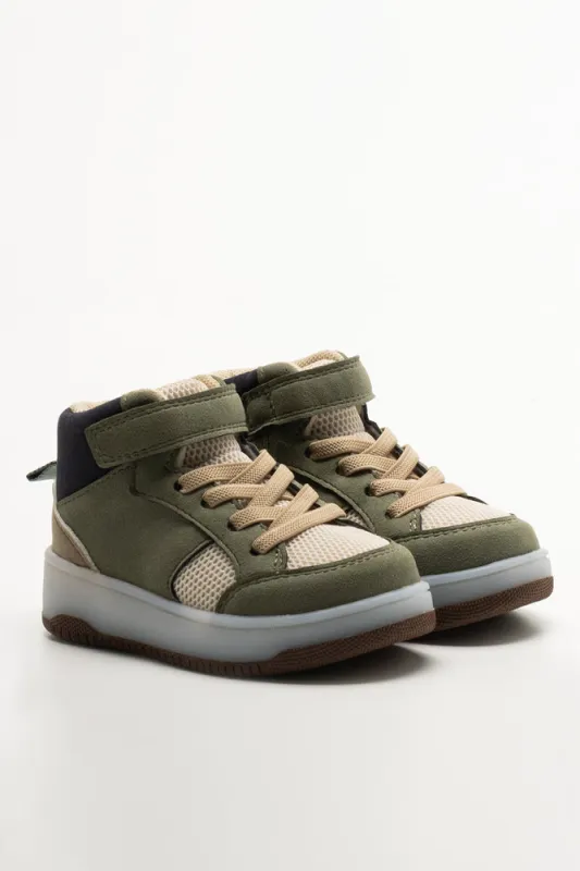 High Top Sneakers Green sold by Ackermas