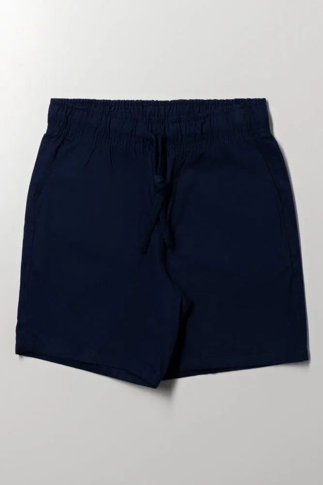 Woven Short Navy sold by Ackermas