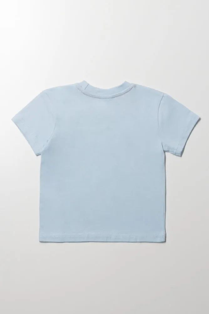 Mickey Mouse Short Sleeve T-Shirt Blue sold by Ackermas product image thumbnail 3