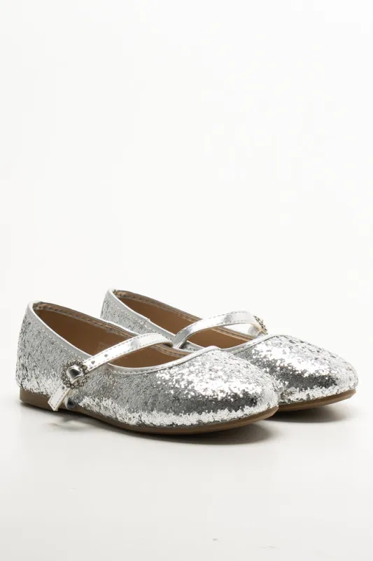 Sparkle Pumps Silver sold by Ackermas