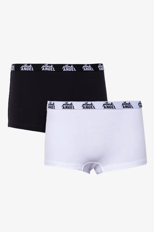 2 Pack Boyleg Panties Black And White sold by Ackermas