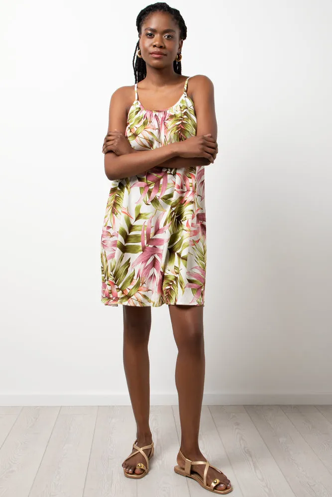 Strappy Fern Print Dress Multi sold by Ackermas