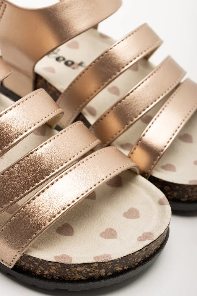 Strappy Sandals Gold sold by Ackermas product image thumbnail 3