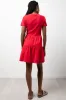 Tiered T-Shirt Dress Red sold by Ackermas