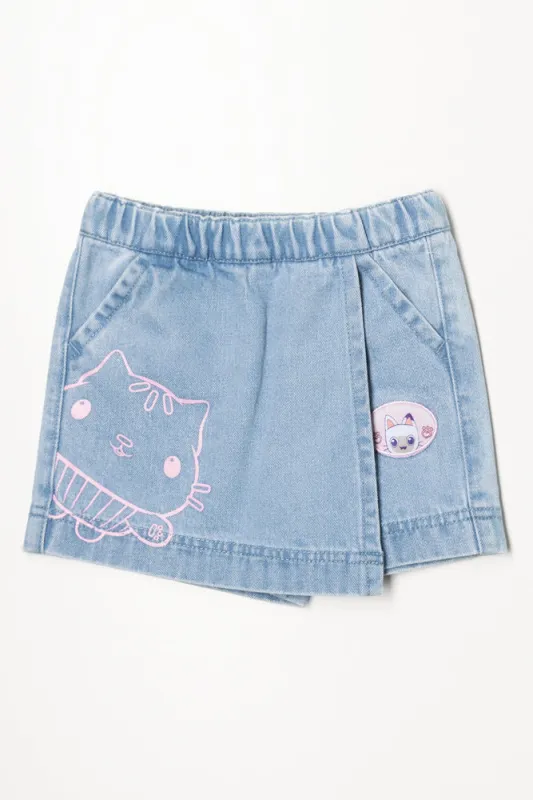 Gabby's Dollhouse Skort Blue sold by Ackermas