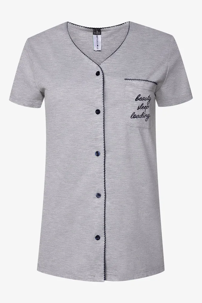 Beauty Sleep Loading Pyjama Set Grey sold by Ackermas product image thumbnail 2