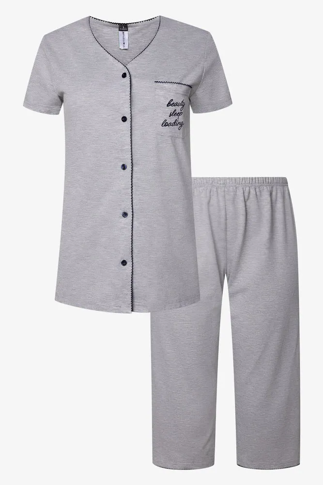 Beauty Sleep Loading Pyjama Set Grey sold by Ackermas