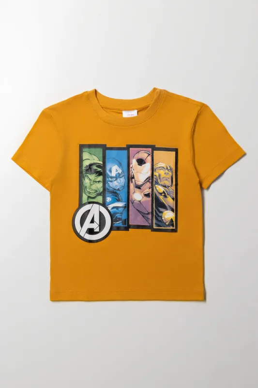 Avengers T-Shirt Yellow sold by Ackermas
