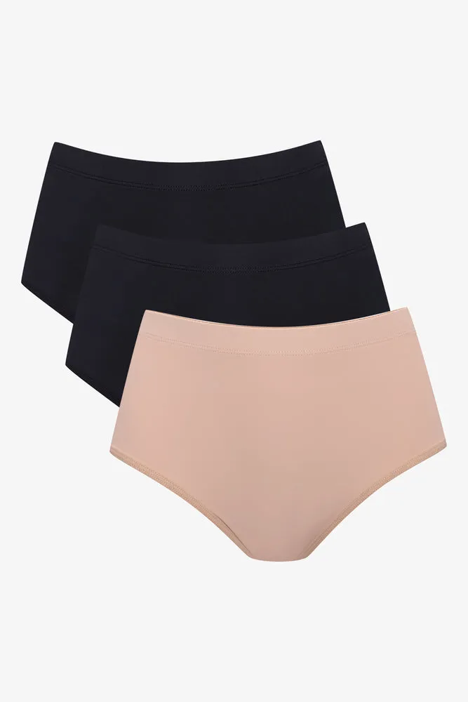 3 Pack Briefs Black And Natural sold by Ackermas product image thumbnail 2