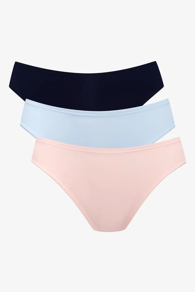 3 Pack Bikini Panties Blue And Pink sold by Ackermas product image thumbnail 2