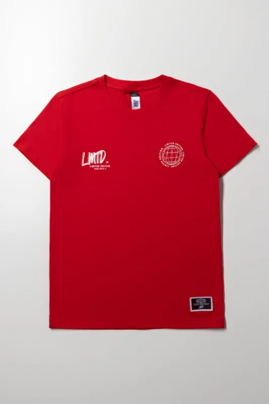Printed T-Shirt Red sold by Ackermas
