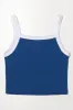 Cropped Vest Blue sold by Ackermas