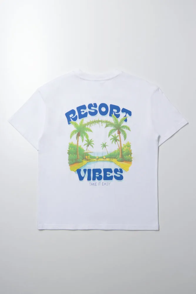 Oversized T-Shirt White sold by Ackermas product image thumbnail 3