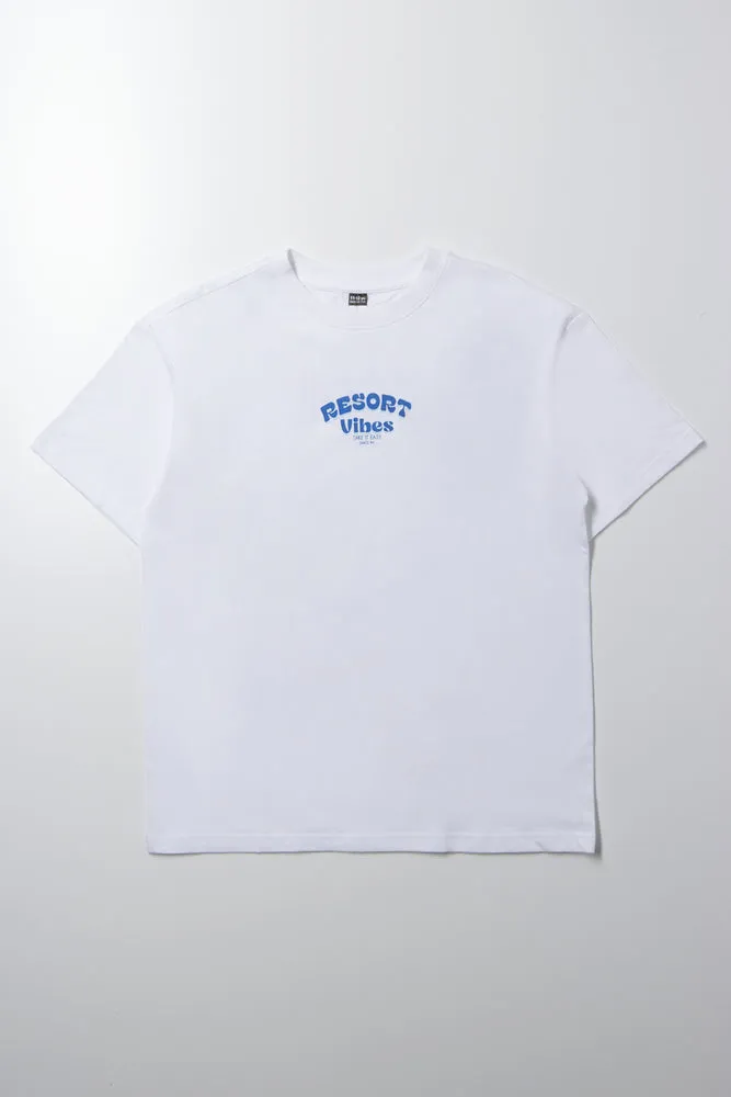 Oversized T-Shirt White sold by Ackermas